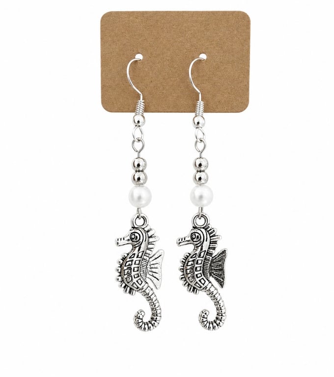 Sea horse earrings 