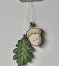 'Mighty Oaks from Little Acorns Grow' - Hanging Decoration - Image 7