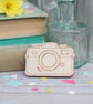 Wooden Camera Brooch - Image 2