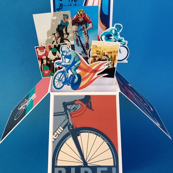 Cycling Birthday Card 
