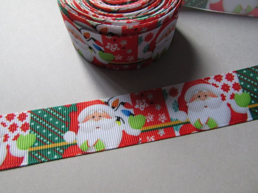 Christmas Grosgrain Ribbon x 1 metre