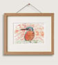Kingfisher wall art - British wildlife prints 