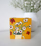 Yellow Gold Jewellery Box, Daisy Paintings, Free Shipping UK, Craftmas - Image 1