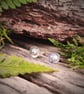 Sterling silver disc studs - Image 3