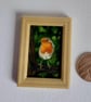 Little Robin Miniature Oil Painting - Image 5
