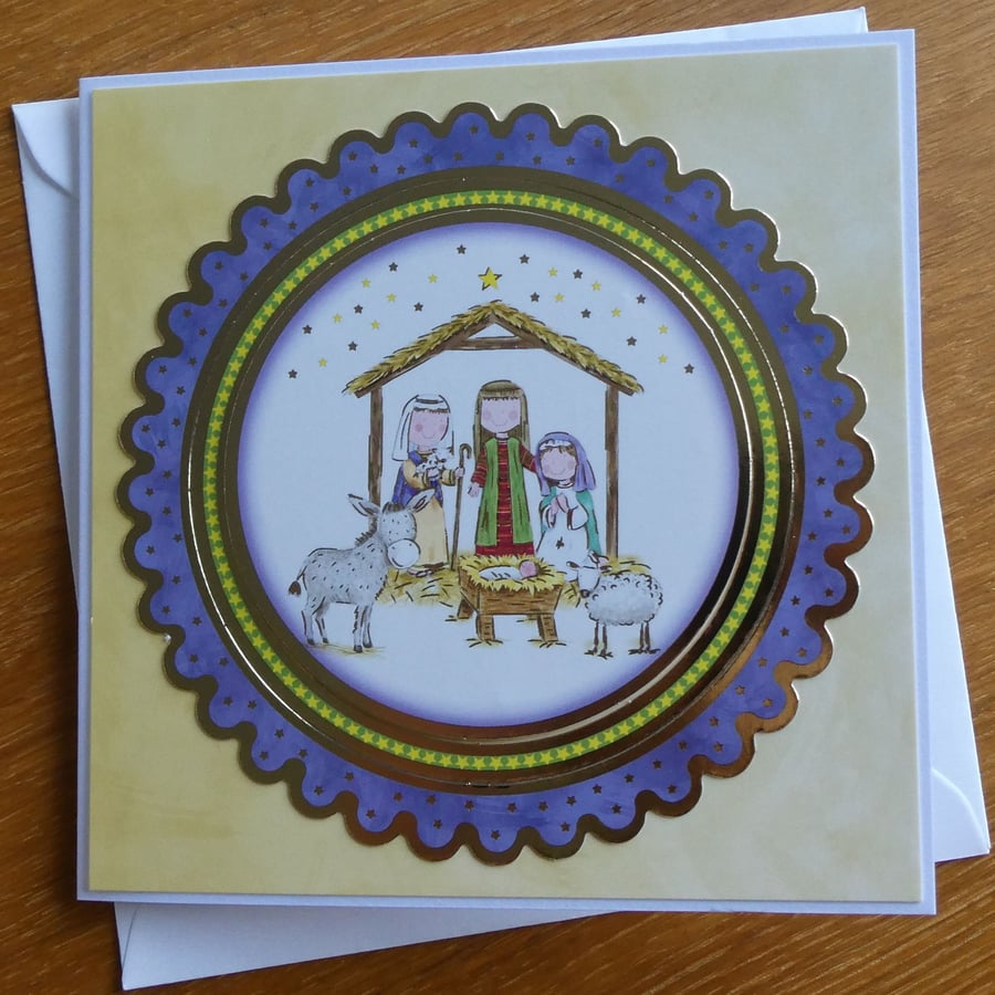 Nativity Christmas Card