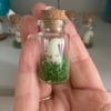 Mini Glow In The Dark Moonbean Sprite In A Jar Handmade Polymer Clay Collectable