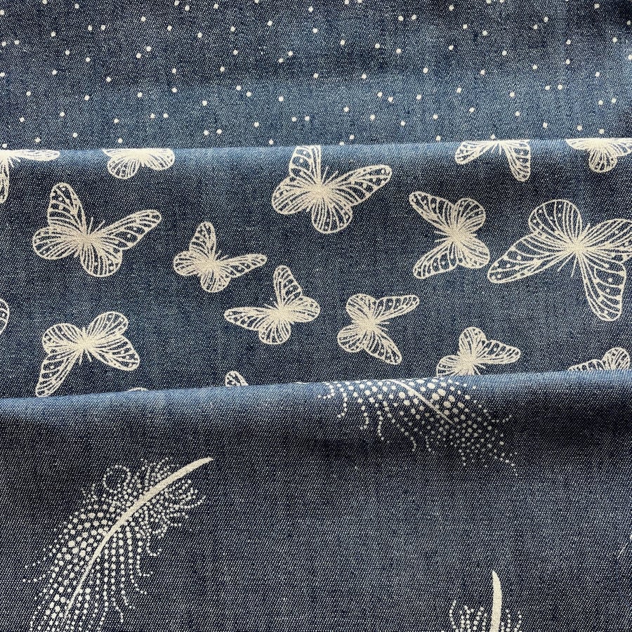 Denim Print Fabric