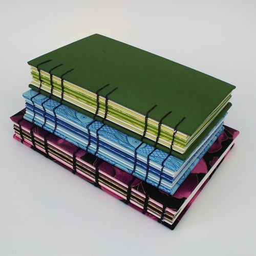 Bookbinding craft kit for coptic binding with p... Folksy