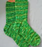 Socks, luxury, Hand Knitted, MEDIUM, Merino Wool, size 5-6 - Image 1