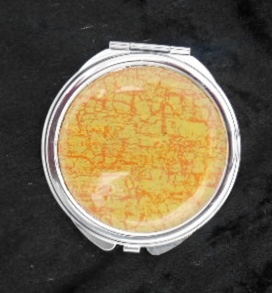 Compact mirror (yellow) - SALE 30% off