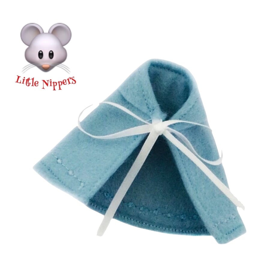 Reduced - Wedgewood Blue Little Nipper Cape and Matching Hat