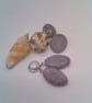 Lilac Oval Art Glass Bead Earrings, Gift for Her, Lilac Earrings, Birthday Gift - Image 3