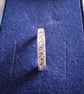 Cubic zirconia silver channel set ring - Image 5