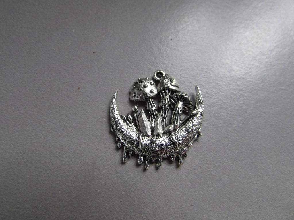 Toadstool Mushroom Fungi Tibetan silver Jewellery Charm