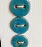 Raku ceramic rustic buttons - Image 3