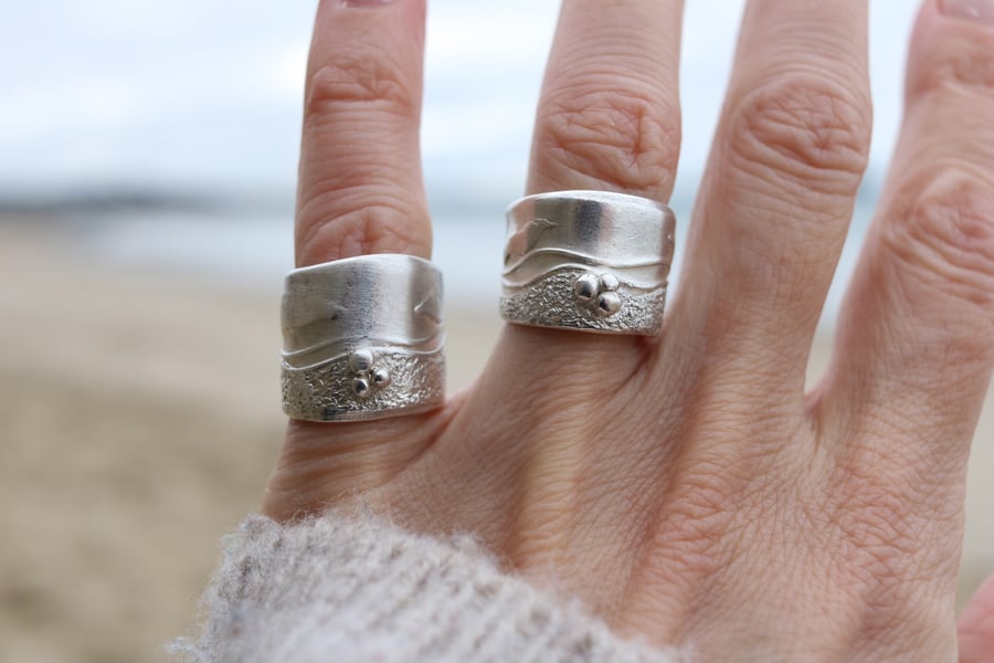 SALE - Simple Seascape Rings