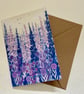 Larkspur,  blank greetings card  - Image 2