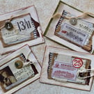 Vintage Style Journal Inserts