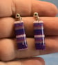Short Striped Earrings - Image 6