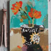 Modern still life flower painting 