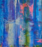 'Under The Sea' Original A4 Framed Painting - Image 3