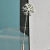 Sterling Silver Snowflake Lapel, Tie Stick Pin - Handmade In UK