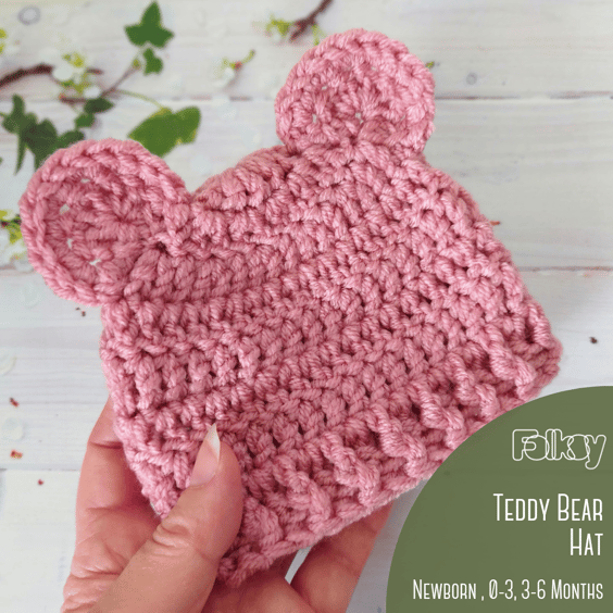 Bear Baby Crochet Hats, Made To Order