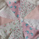Vintage style floral bunting 
