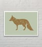 Woodland Fox A4 Art Print  - Image 1