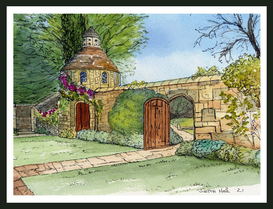 This is an Original Watercolour of Nymans Gardens in East Sussex