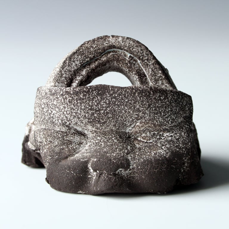 Small Sculpture: Ceramic Sketch: Baby Bag