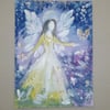 angel original art painting hand painted ( ref F 782 PN G5 )