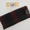 SALE Tartan glasses case