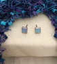 Beautiful Faux Opal Square Ear Studs - Image 6