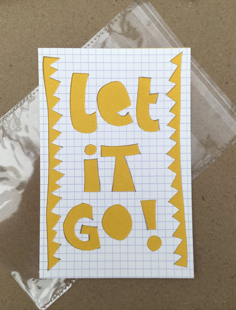 (TXT9) Handcut artwork: Let it go