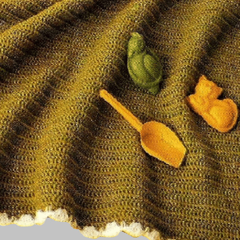 VINTAGE CROCHET PATTERN PDF Babies Shell Edge Cot Blanket