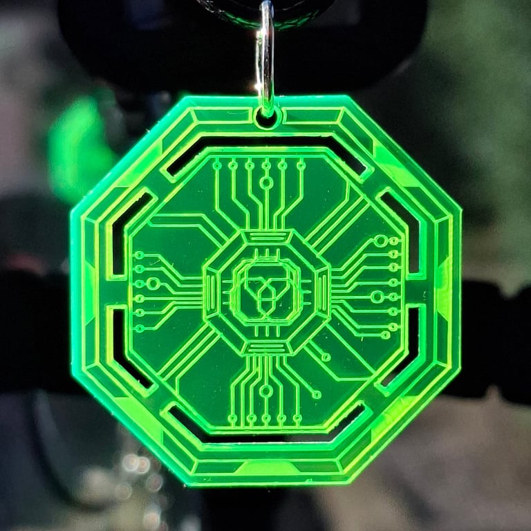 Mainframe Core Cyber Necklace