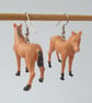 Horse Earrings - Upcycled Vintage Toys - Image 2