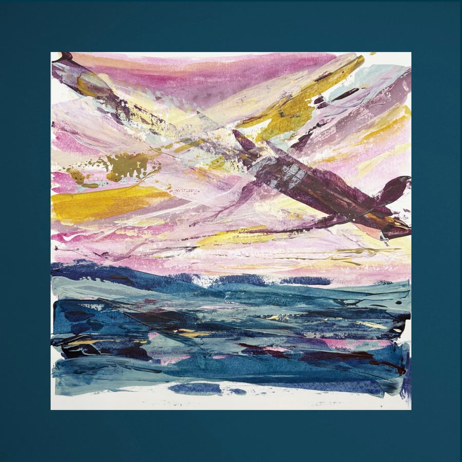 Perfectly Imperfect Original Seascape Painting - Sample 37a