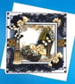 Female Birthday Card, Decoupage, large Card - Image 1