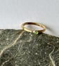 Emerald Gold stacking Ring - Image 6