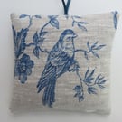 Set of 2 Lavender Bags, Linen Bird
