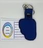 Embroidered initial Keyring F - Image 2