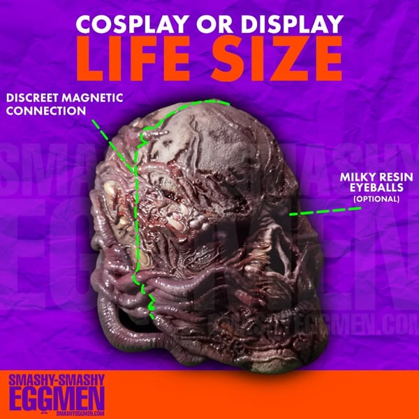 Full-Head Horror Mask or Display