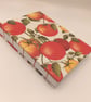 Hand bound, A6, Tomato cover, Journal, Notebook.