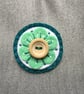 Embroidered Retro Folk Art Flower Felt Brooch SECONDS SUNDAY - Image 3