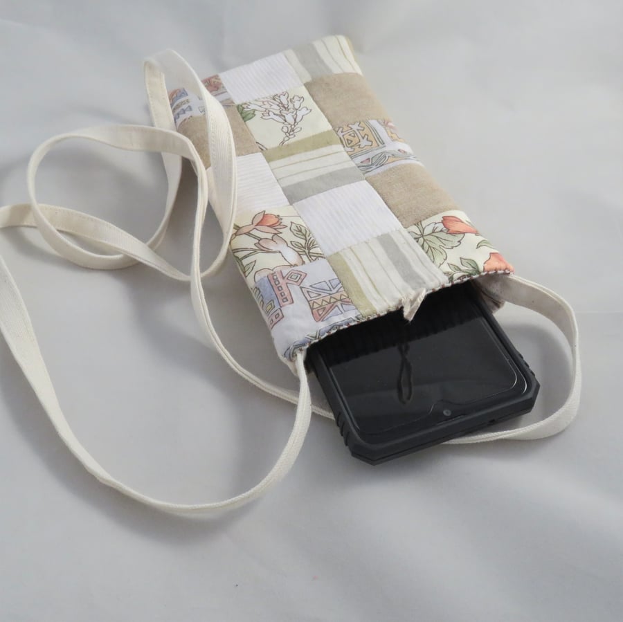 Patchwork phone bag - cross body