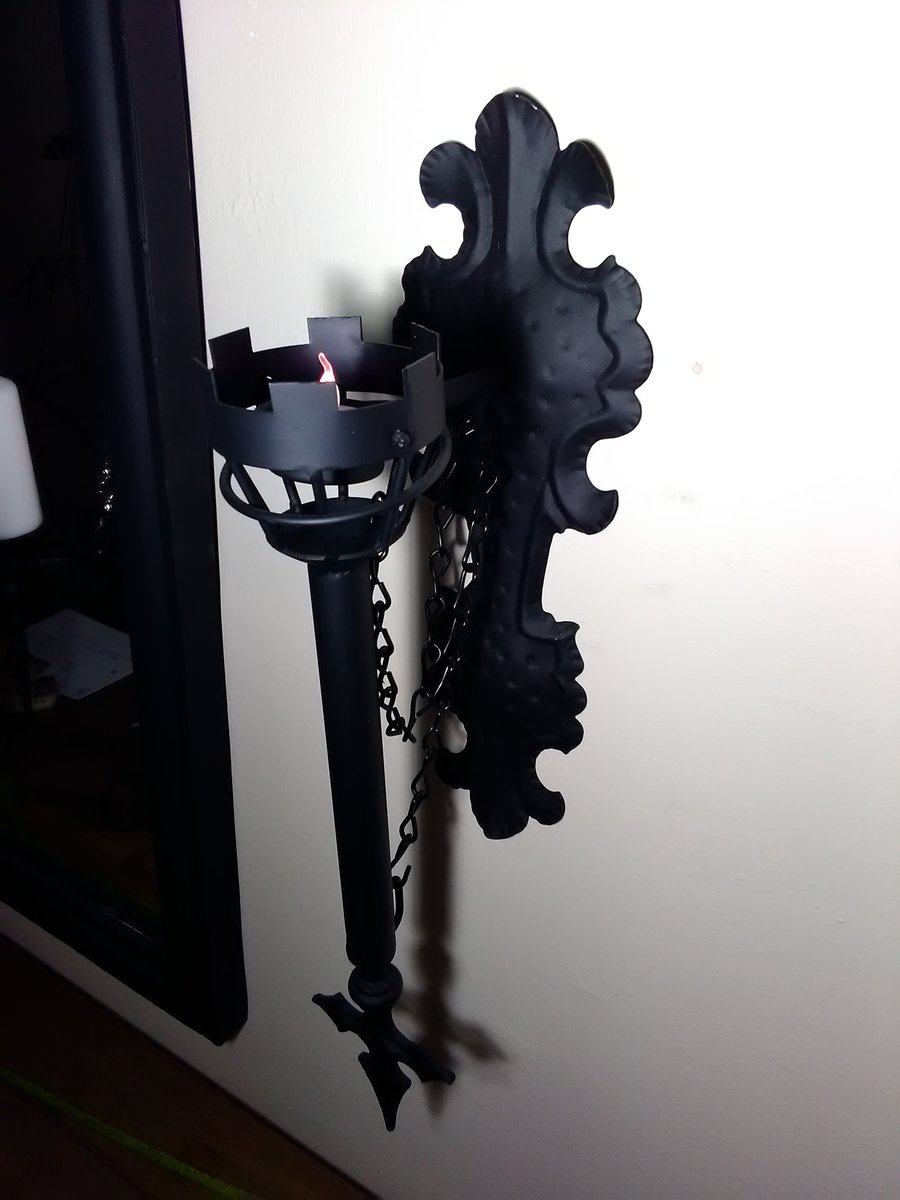 Gothic medieval style torches
