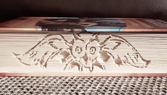 Owl Flying CUT & FOLD Book Folding Pattern - EMAILED PDF PATTERN